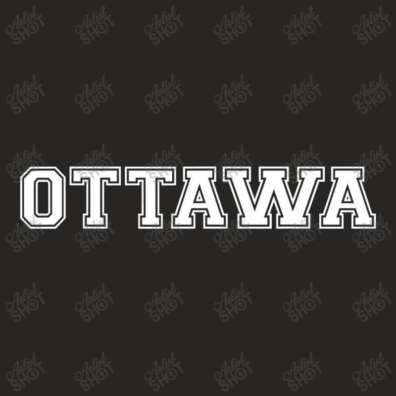 College University Style Ottawa Canada North Sport Gift Ladies Fitted T-Shirt by CUSER3772 | Artistshot