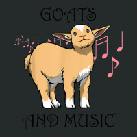 Funny Musician Goat Farm Animal Music Women's Triblend Scoop T-shirt | Artistshot