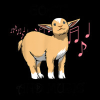 Funny Musician Goat Farm Animal Music Cropped Hoodie | Artistshot