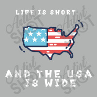 Life Is Short And The Usa Is Wide Zipper Hoodie | Artistshot