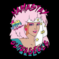 Jem And The Holograms Yoga Outrageous Namastay In Bed 80s Party Mask Fleece Short | Artistshot