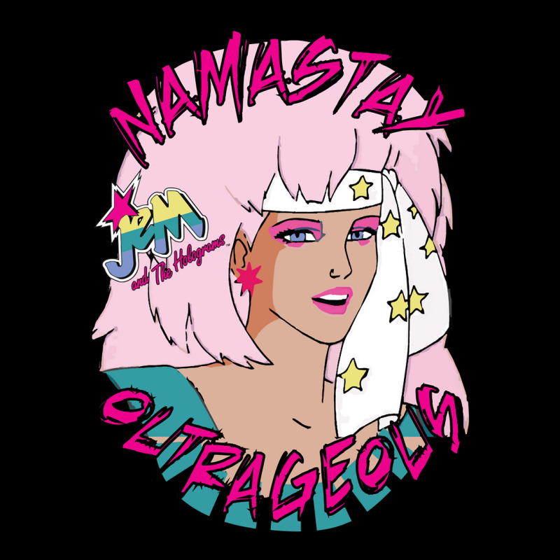 Jem And The Holograms Yoga Outrageous Namastay In Bed 80s Party Mask Fleece Short by AnitaKovich | Artistshot