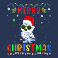 Xmas Light Snowy Owl Design Matching Christmas Pajama Ladies Denim Jacket | Artistshot