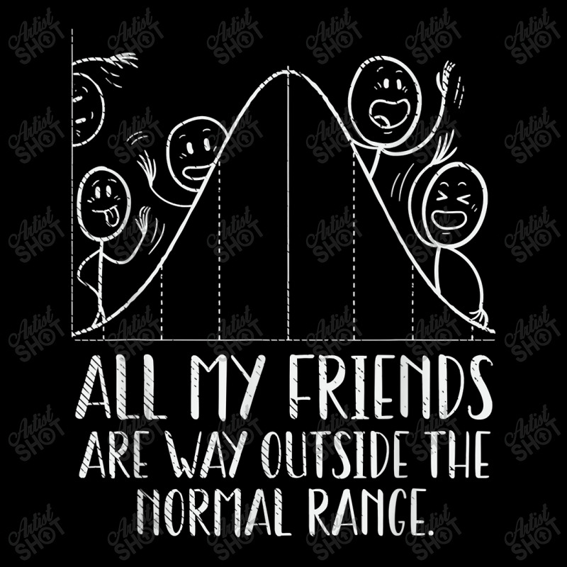 Funny Statistics Math The Normal Range Outlier Deviation Funny Gifts B Women's V-Neck T-Shirt by Aria-Proctor | Artistshot