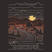 Linear Arches - Arches National Parks Art Racerback Tank | Artistshot