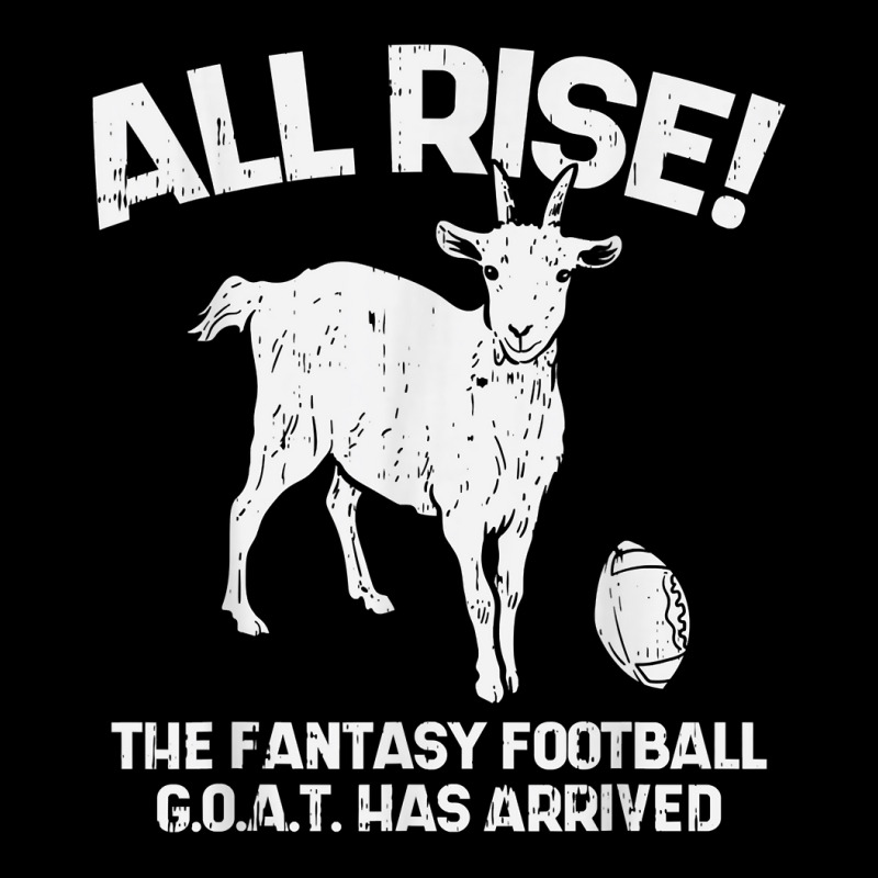 All Rise Fantasy Football Goat Arrived Funny Gridiron Gift Men's Long Sleeve Pajama Set by NormMoskop | Artistshot