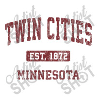 Twin Cities Minnesota Mn Vintage Athletic Sports Design Sticker | Artistshot