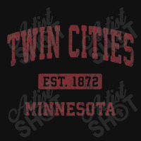 Twin Cities Minnesota Mn Vintage Athletic Sports Design Mousepad | Artistshot