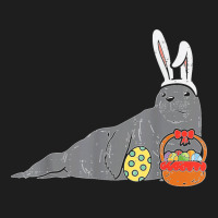 Easter Seal Bunny Eggs Basket Cute Sea Lion Men Women Kids Classic T-shirt | Artistshot