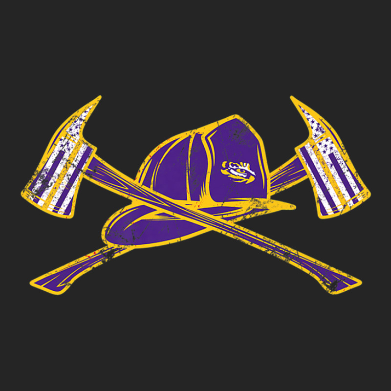 Lsu Tigers Firefighter Axe Flag - Apparel Unisex Hoodie | Artistshot