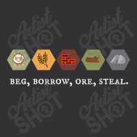 Beg Borrow Ore Steal Board Game Night Vintage Hoodie | Artistshot