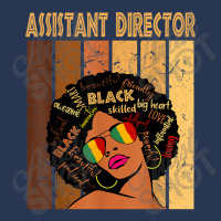 Assistant Director Afro African American Black History Month Painting Ladies Denim Jacket | Artistshot