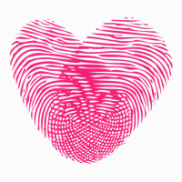 Fingerprint Pink Heart Valentines Day Coffee Mug | Artistshot