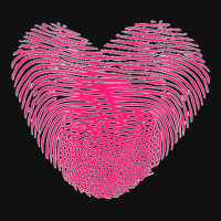 Fingerprint Pink Heart Valentines Day Iphone 13 Pro Max Case | Artistshot