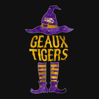 Lsu Tigers Halloween Witch Slogan - Apparel Crew Socks | Artistshot