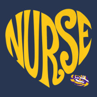 Lsu Tigers Heart Nurse Text - Apparel Men Denim Jacket | Artistshot