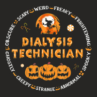 Halloween Dialysis Technician Ladies Fitted T-shirt | Artistshot