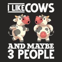 Cow Lover Farmer Farming Funny Farm Animal Lover Cow Premium Ladies Fitted T-shirt | Artistshot