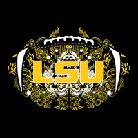 Lsu Tigers Lace Football - Apparel Pocket T-shirt | Artistshot