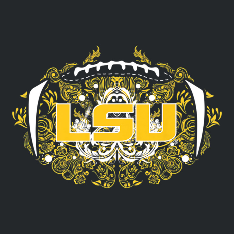 Lsu Tigers Lace Football - Apparel Crewneck Sweatshirt | Artistshot