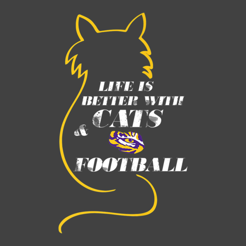 Lsu Tigers Life Is Better With Cats And Football Vintage T-shirt | Artistshot