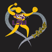 Lsu Tigers Lsu Girls Softball - Apparel T-shirt | Artistshot