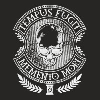 Latin Sayings Tempus Fugit Memento Mori Premium Ladies Fitted T-shirt | Artistshot