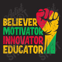 Believer Motivator Innovator Educator Poster Vintage Cap | Artistshot