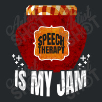 Speech Therapy Is My Jam Speech Language Pathologist Slp Crewneck Sweatshirt | Artistshot