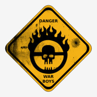 War Boys Danger Road Sign   Bullet Edition   Mad Max Classic T-shirt | Artistshot