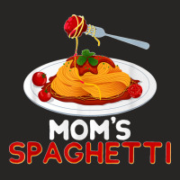 Mom's Spaghetti Food Lover Foodie Loves Pasta Funny Ladies Fitted T-shirt | Artistshot