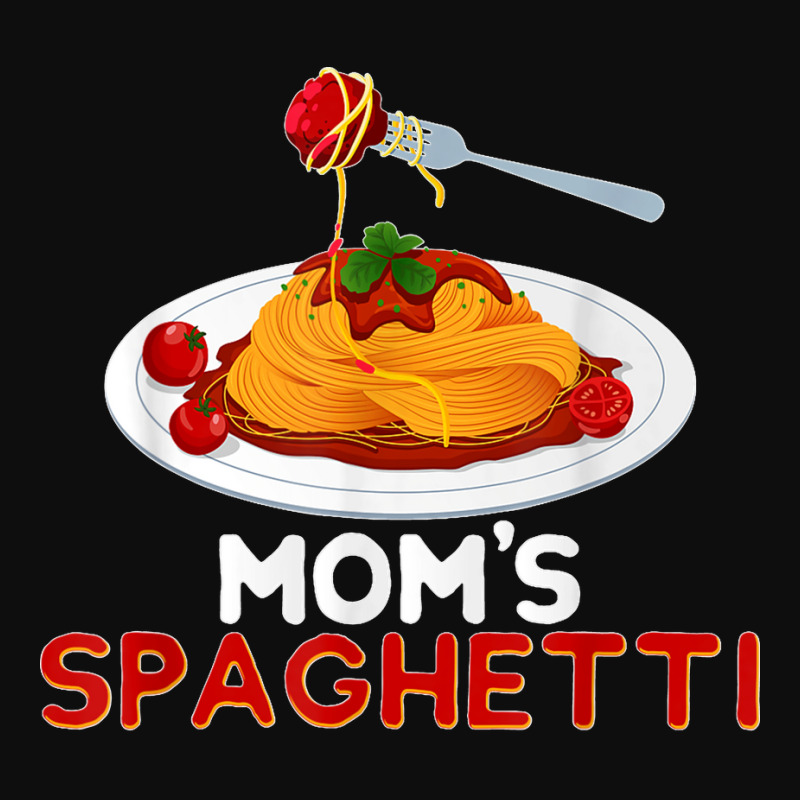 Mom's Spaghetti Food Lover Foodie Loves Pasta Funny Crop Top by STACYSCHUDEL | Artistshot