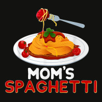 Mom's Spaghetti Food Lover Foodie Loves Pasta Funny Scorecard Crop Tee | Artistshot