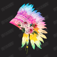 Floral Rainbow Headdress T-shirt | Artistshot