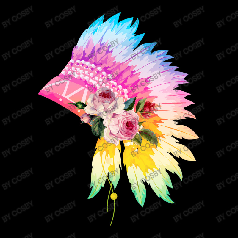 Floral Rainbow Headdress Pocket T-shirt | Artistshot