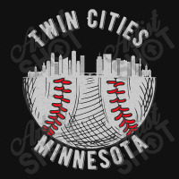 Cool Twin Cities Minnesota Mn Baseball Skyline St. Paulmpls Landscape Canvas Print | Artistshot