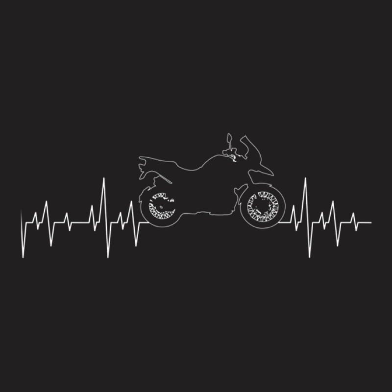 Motorcycle Hearbeat For Men Or Women Biker Tee T-shirt | Artistshot