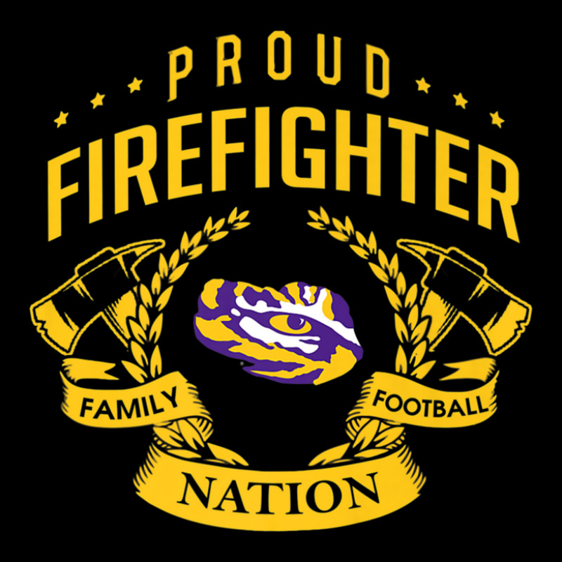 Lsu Tigers Proud Firefighter - Apparel V-neck Tee | Artistshot