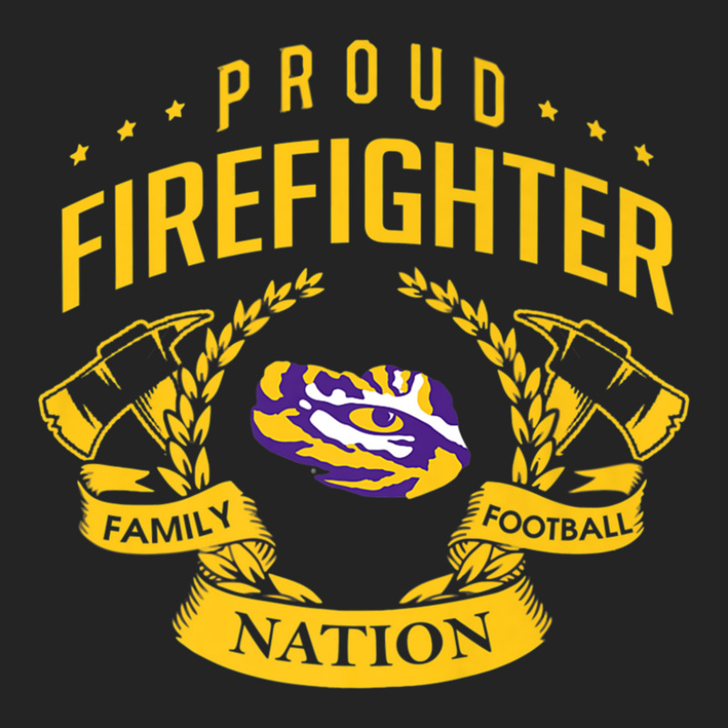 Lsu Tigers Proud Firefighter - Apparel 3/4 Sleeve Shirt | Artistshot