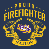 Lsu Tigers Proud Firefighter - Apparel Men Denim Jacket | Artistshot