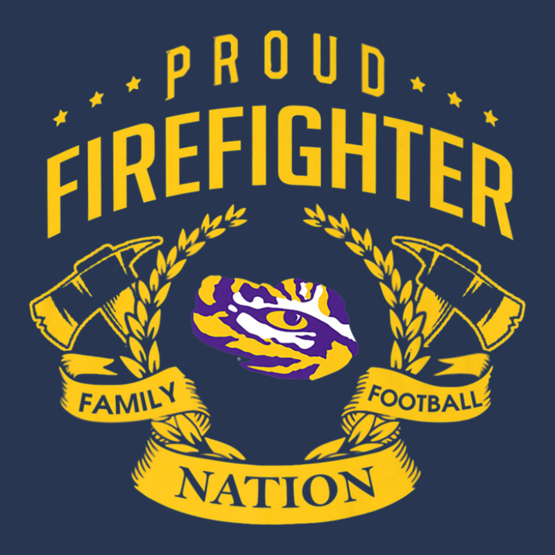 Lsu Tigers Proud Firefighter - Apparel Men Denim Jacket | Artistshot