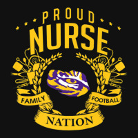 Lsu Tigers Proud Nurse - Apparel Mousepad | Artistshot