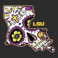 Lsu Tigers Skull State Map - Apparel Exclusive T-shirt | Artistshot