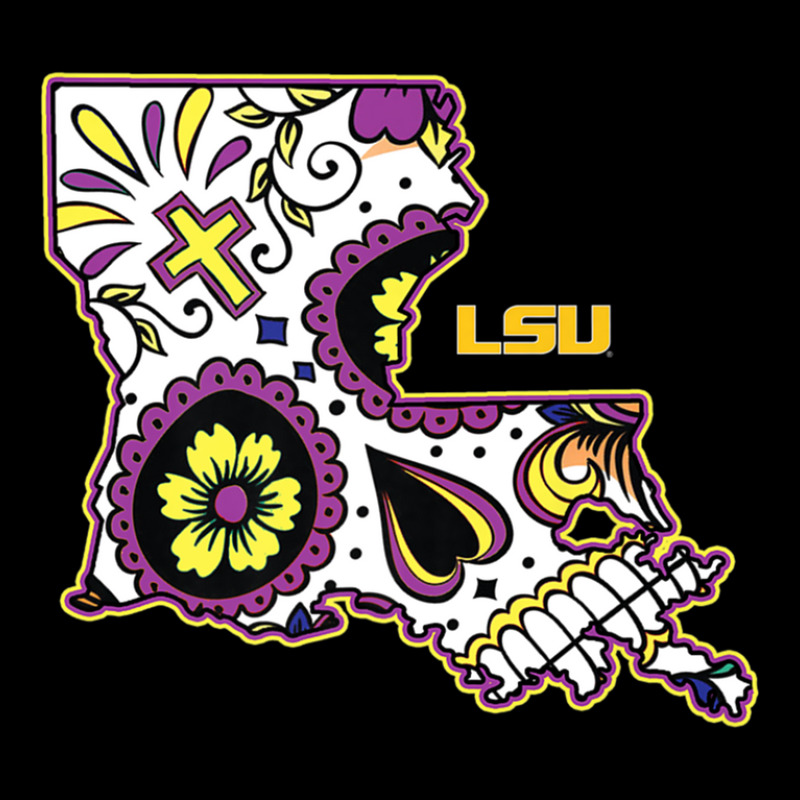 Lsu Tigers Skull State Map - Apparel Unisex Jogger | Artistshot