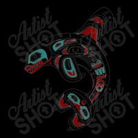 Orca Killer Whale Pacific Alaska Native American Indian Clan Cropped Sweater | Artistshot