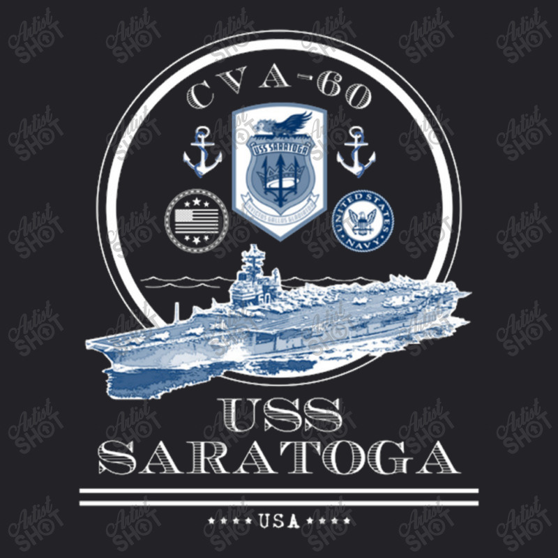 Uss Saratoga Cva 60 Naval Ship Military Aircraft Carrier Long Sleeve T Youth Tee by Anitabostic | Artistshot