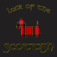 Luck Of The Scottish Tartan Scottie Dog St Patrick's T-shirt | Artistshot