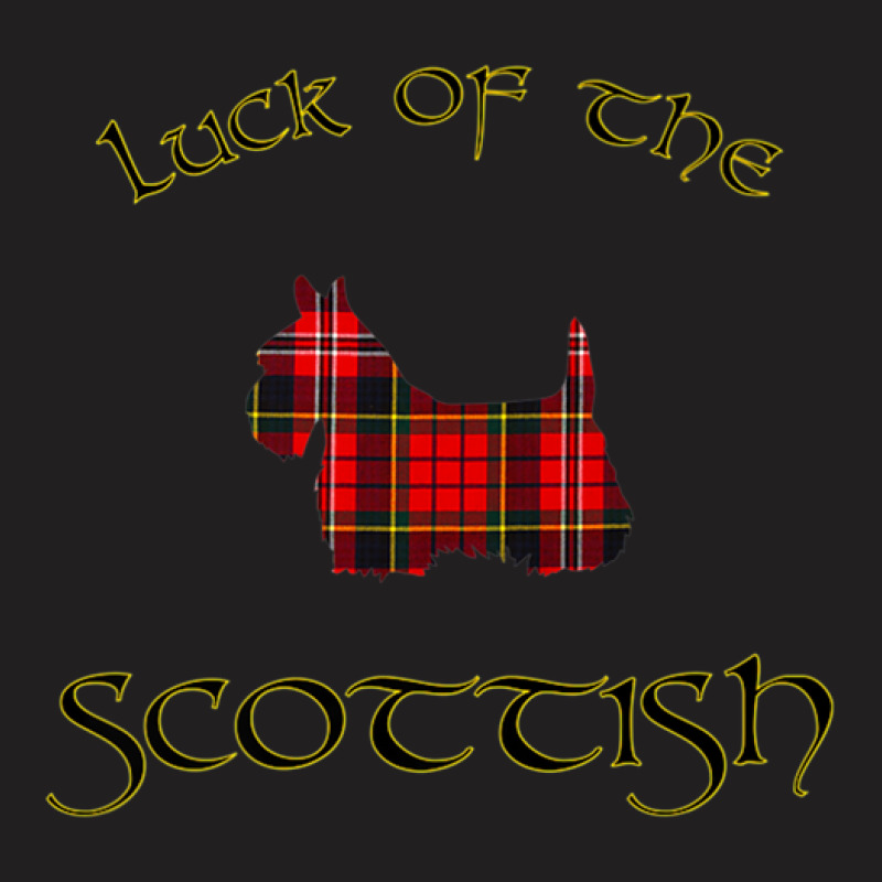 Luck Of The Scottish Tartan Scottie Dog St Patrick's T-shirt | Artistshot