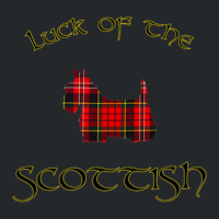 Luck Of The Scottish Tartan Scottie Dog St Patrick's Crewneck Sweatshirt | Artistshot