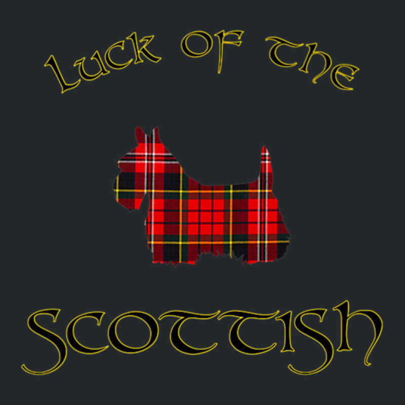 Luck Of The Scottish Tartan Scottie Dog St Patrick's Crewneck Sweatshirt | Artistshot